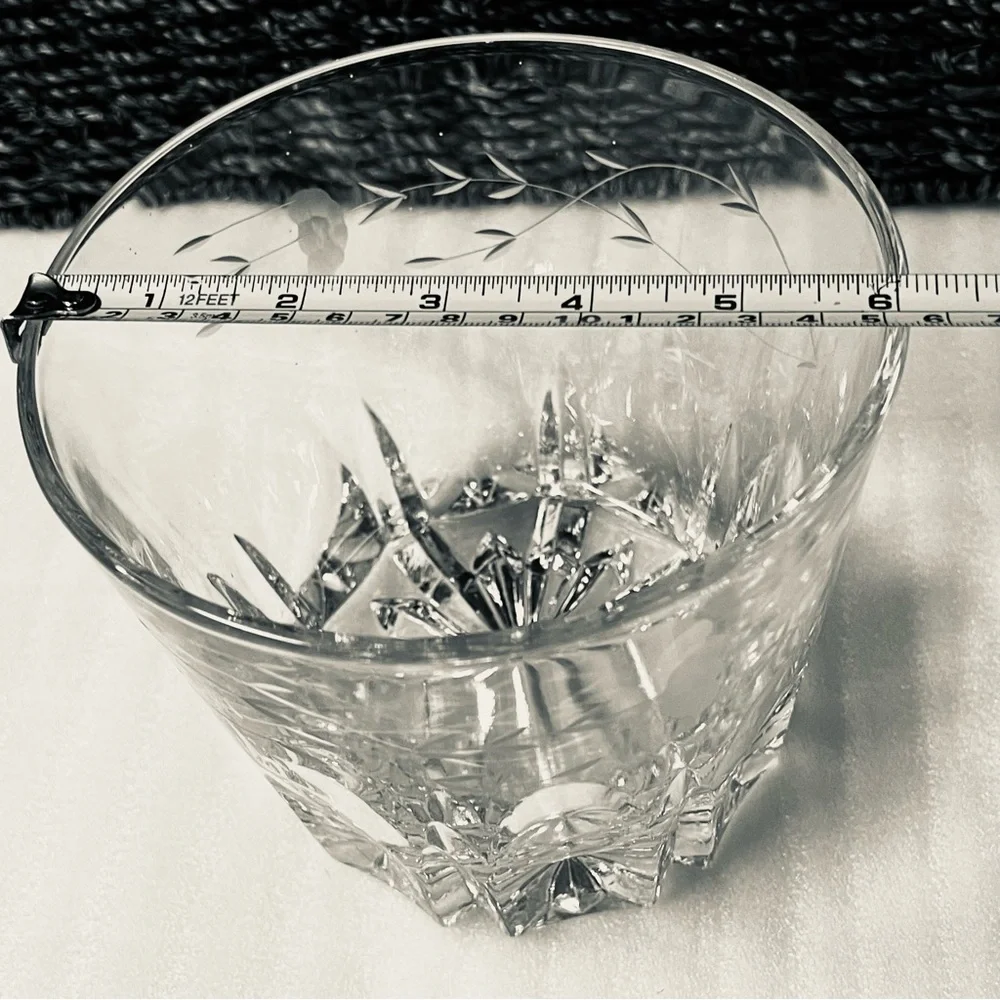 Princess House Lead Crystal Heritage Ice Bucket Vintage